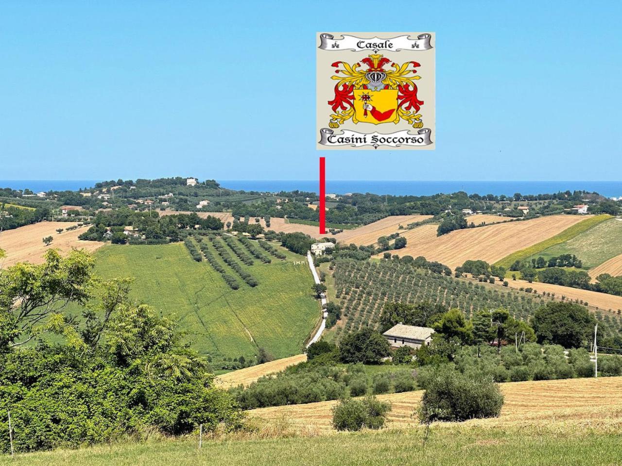 Casale Casini Soccorso Guest House Senigallia Ngoại thất bức ảnh